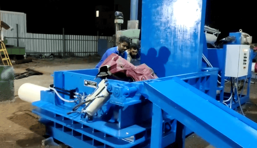 ELV Scrap Baling Machine